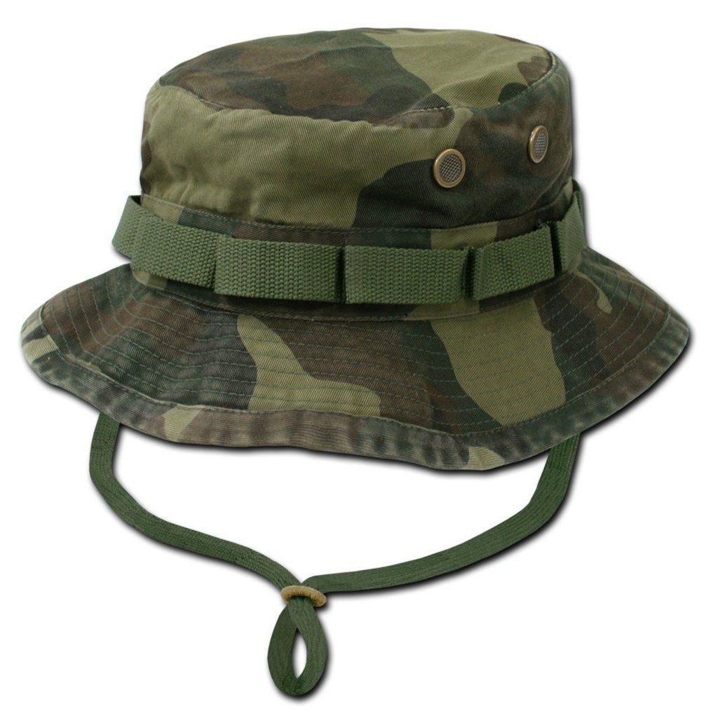 Army Hat Pictures Woodland Camo Military Boonie Hunting Army Fishing Bucket Jungle Cap Hat M L XL