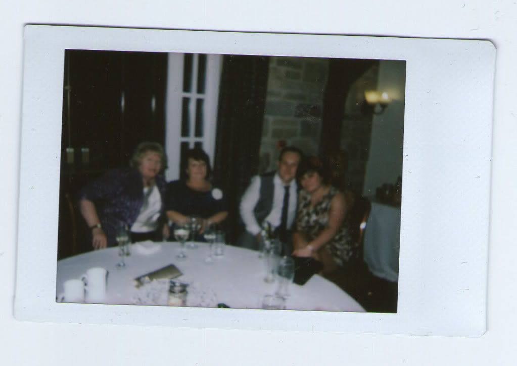 my wedding, photos, photography, barnsley,  tankersley manor, crooks barn, instax mini, instant, polaroid