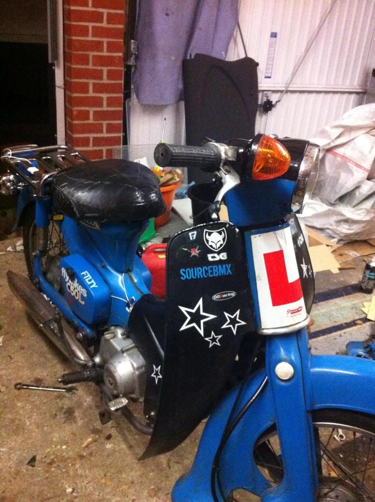 honda c70 single seat