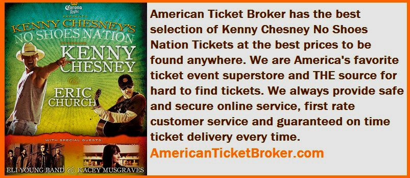 Kenny Chesney Concert 2013 Tickets