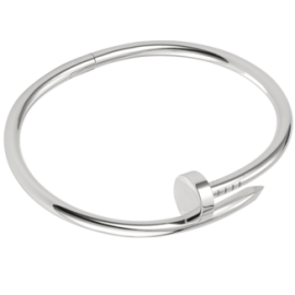 Bracciale che ricorda un chiodo di Cartier .