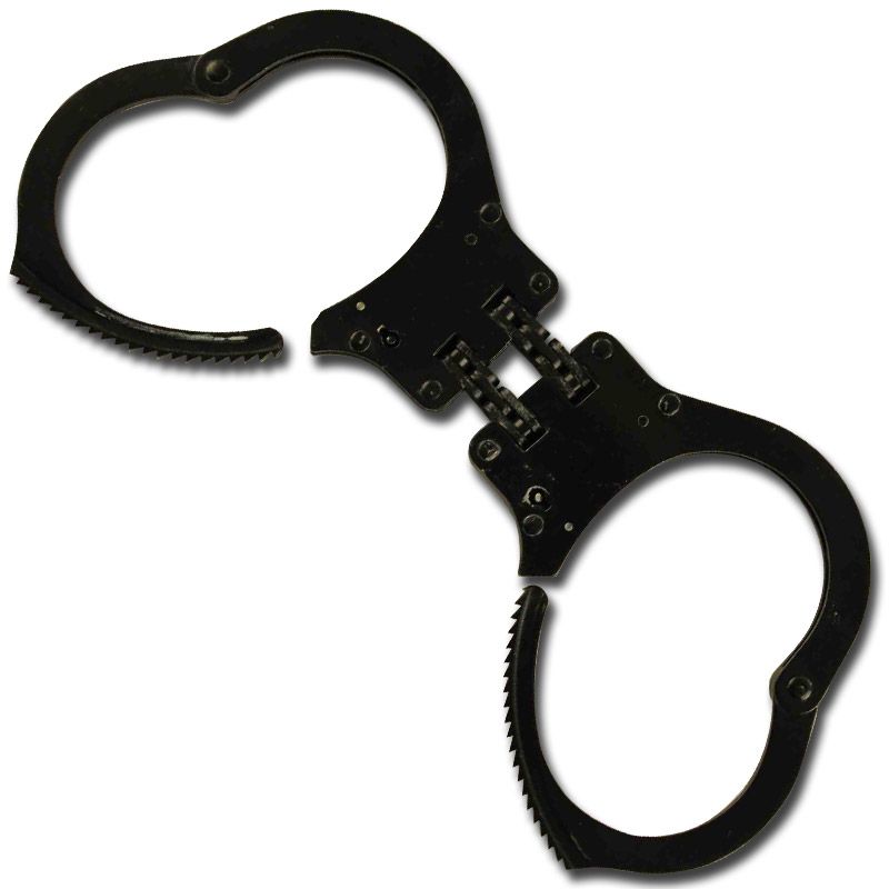 Busted High Security Law Enforcement Authentic Triple Hinged Handcuff