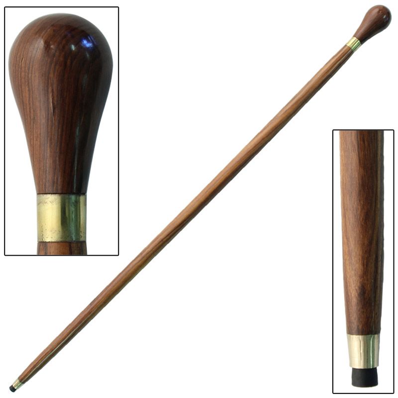 Traditional Leisure Sheesham Wooden Knob Handle Walking Cane Stick eBay