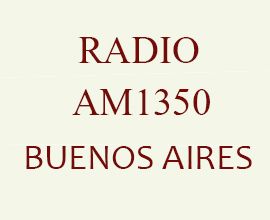 am Buenos Aires AM 1350 onlie. FM y AM Radios Online por internet. fm y am radios online logo
