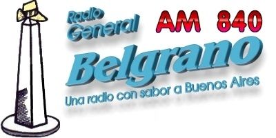 am Gral. Belgrano AM 840 onlie. FM y AM Radios Online por internet. fm y am radios online logo