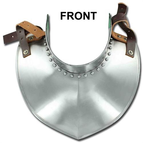 Medieval Renaissance Templar Knights Standing Collar Gorget 18G Armor ...