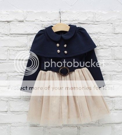 Cute Baby Girls Clothing Kids Cappa Princess Dresses Tutu Skirts Size 2 7 Years